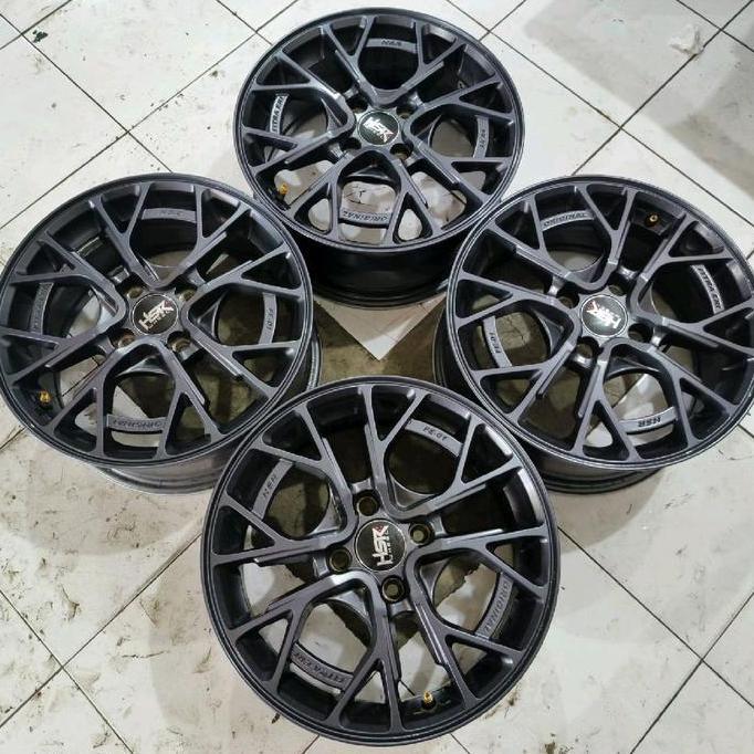 Terlaris Velg Mobil Second Hsr Race Ring 15 Lebar 7 Pcd 4X100 (Velg Aja)