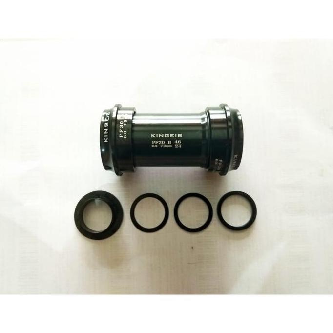 BB  PF30 to 24mm  PRESS FIT AXLE  PF 30 Adaptor BB30 to Spindle 24 46 mm AXIS merk KING BIKE BEARING