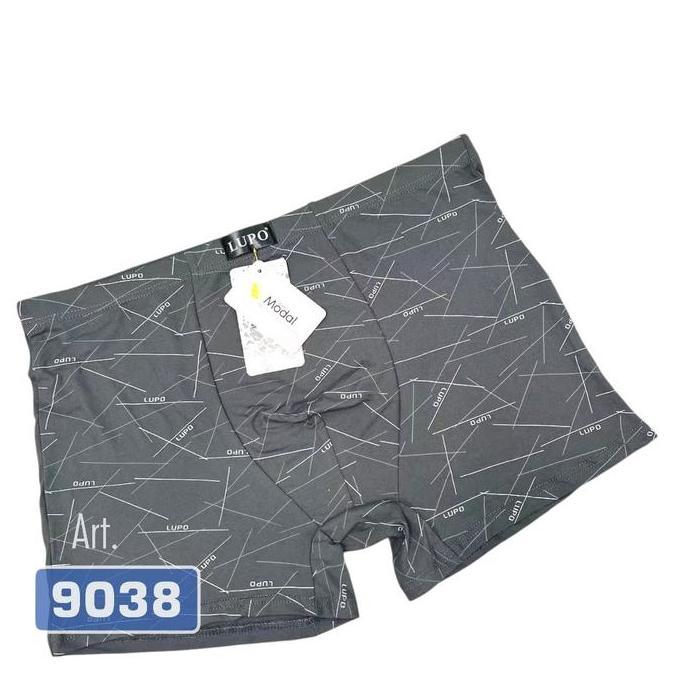 DN37 >> celana dalam pria boxer Lupo isi 3 pcs celana dalam pria boxer motif Katun Cowok
