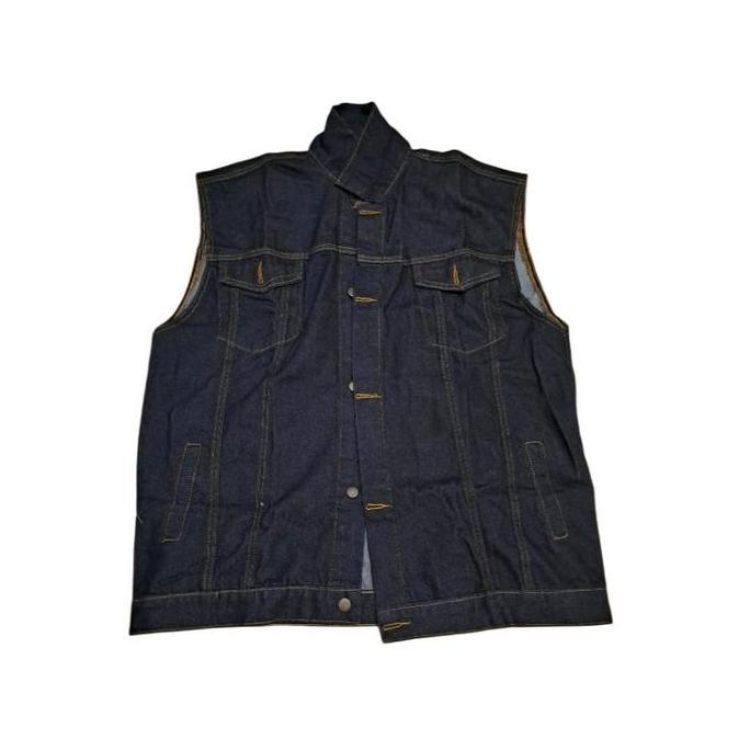 DY51 - JUMBO Rompi Denim Pria Jumbo - Jaket Rompi Jeans Pria Jumbo - Rompi Super Big Size - Rompi Ju