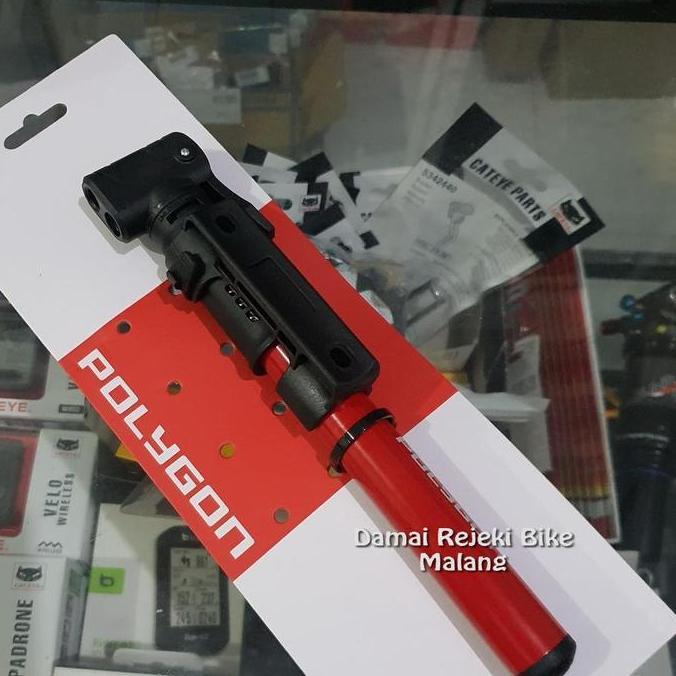 Minipump - Pompa Mini Portable Sepeda Polygon dengan selang