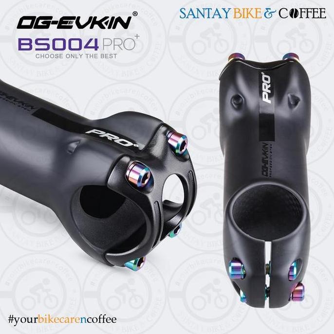 OG EVKIN BS004 Pro+ Stem Carbon T1000 10 Derajat Carbon Stem Road Bike Mtb