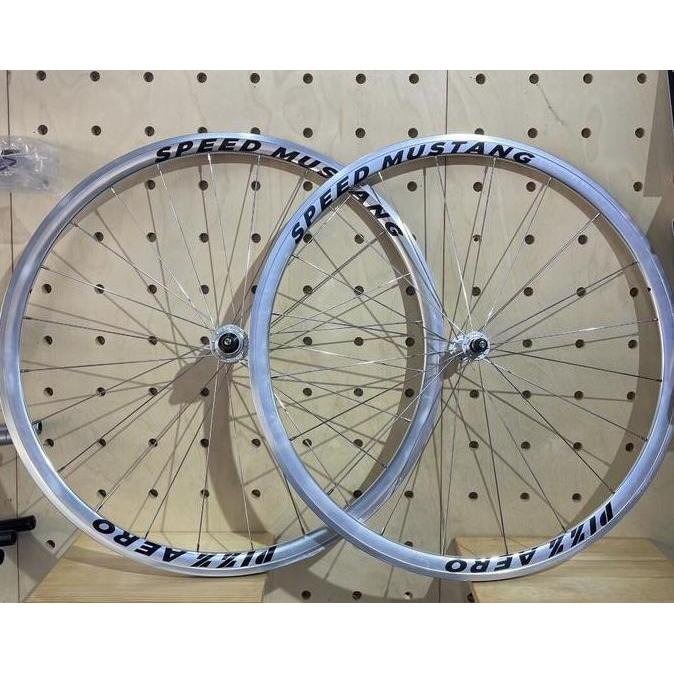 Wheelset pizz aero speed mustang fixie sepasang