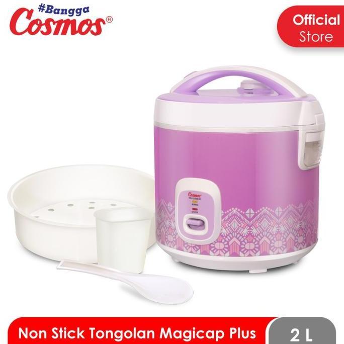 BEBAS ONGKIR - COSMOS - Magic Com I Rice Cooker Non Stick 2 Liter 3in1 CRJ5208BC