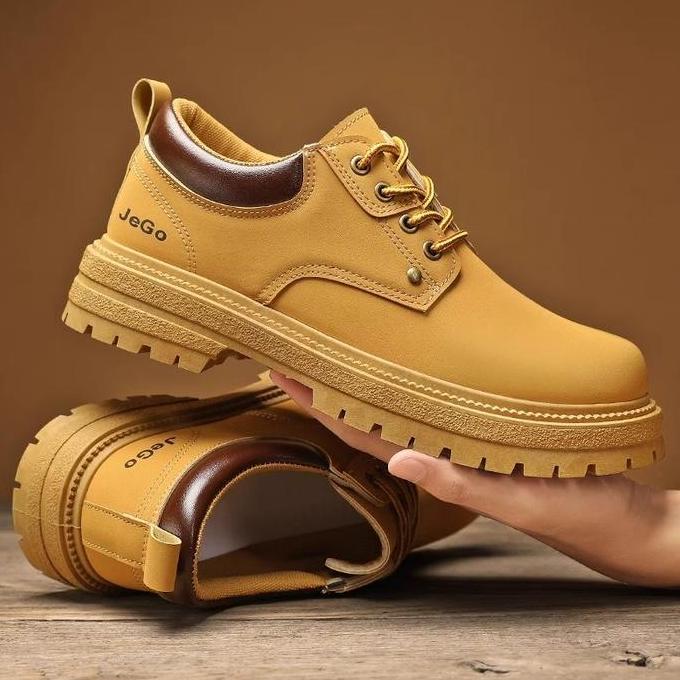 Sepatu touring pria kasual low boot cowboy boots pendek pria terlaris