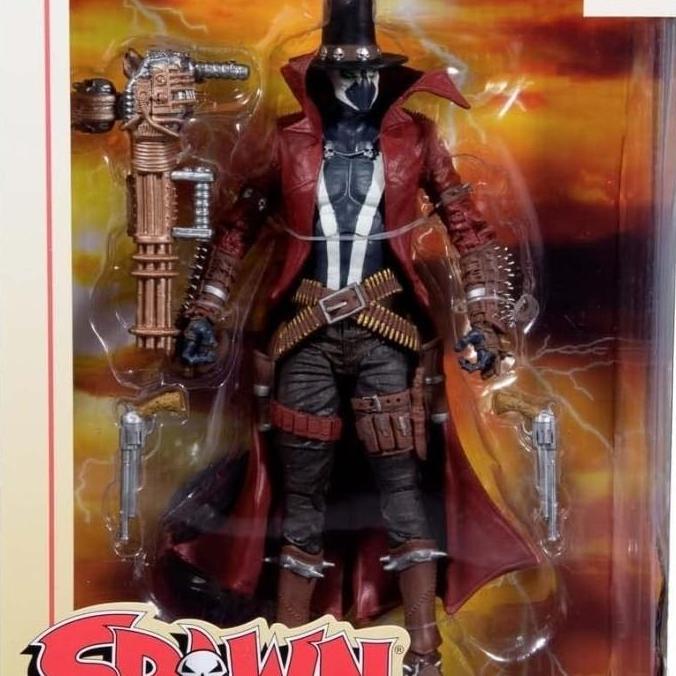 NEW McFarlane Toys Spawn Gunslinger 7" Action Figure with Gatling Gun
