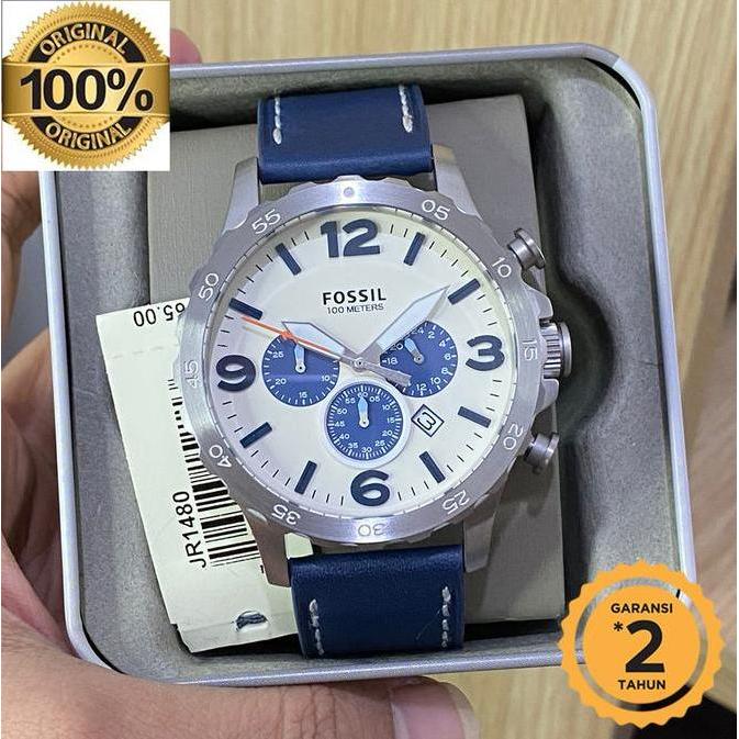 JR1480 Natee Chronograph Navy 50MM Original terlaris