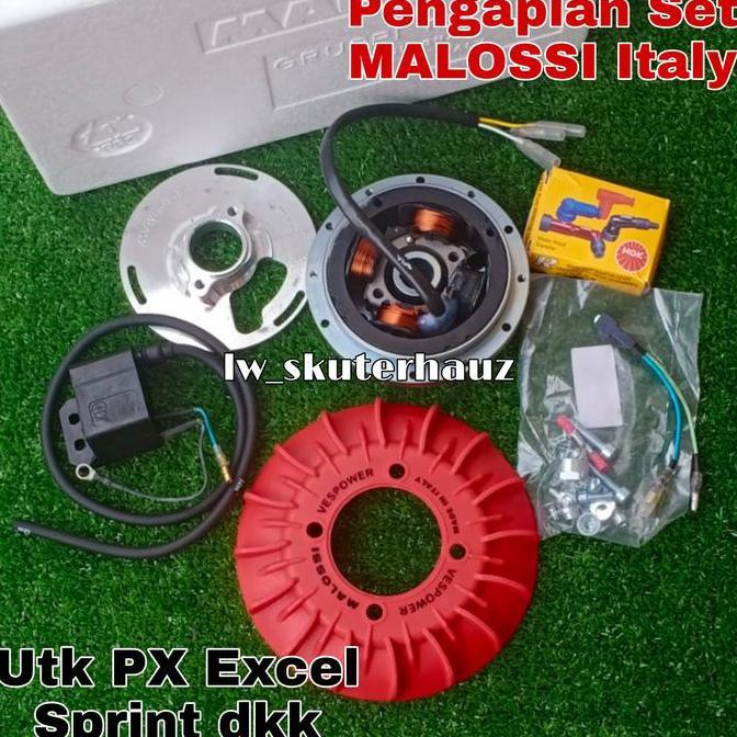Pengapian set MALOSSI Vespower Untuk Largeframe Vespa PX Excel Sprint