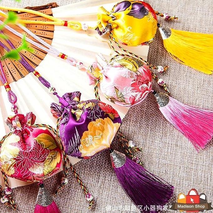 ```````] Kantong Kain Imlek Gantungan Imlek Aksesories kantong Wangi Hoki Murah