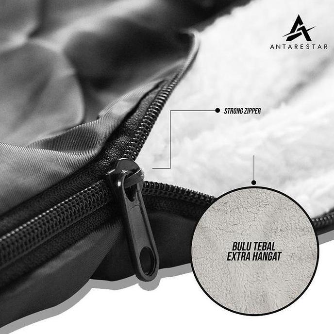 Hikway- Antarestar Official Paket Hemat Polar Bulu Tidur Camping Free Matras Antarestar Bag Tikar | 