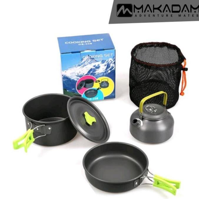 Hikway- Cooking Set Nesting Teko Camping Outdoor