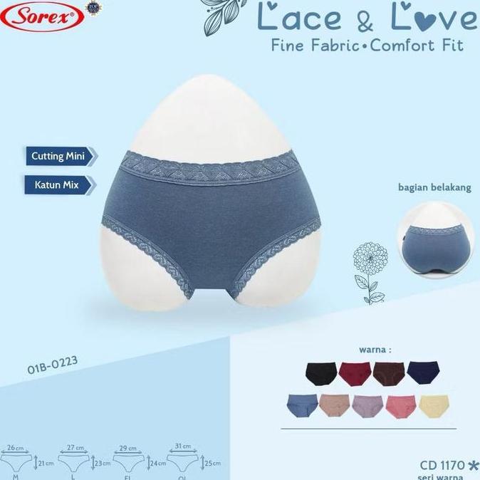 Celana Dalam Sorex Wanita - Sorex L & Love CD Sorex 1170