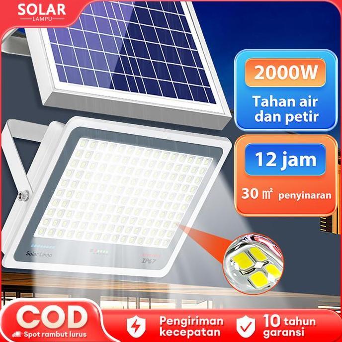 solar lampu 2000W Lampu tenaga matahari Lampu led surya Solar cell Lampu outdoor Super terang Lampu 