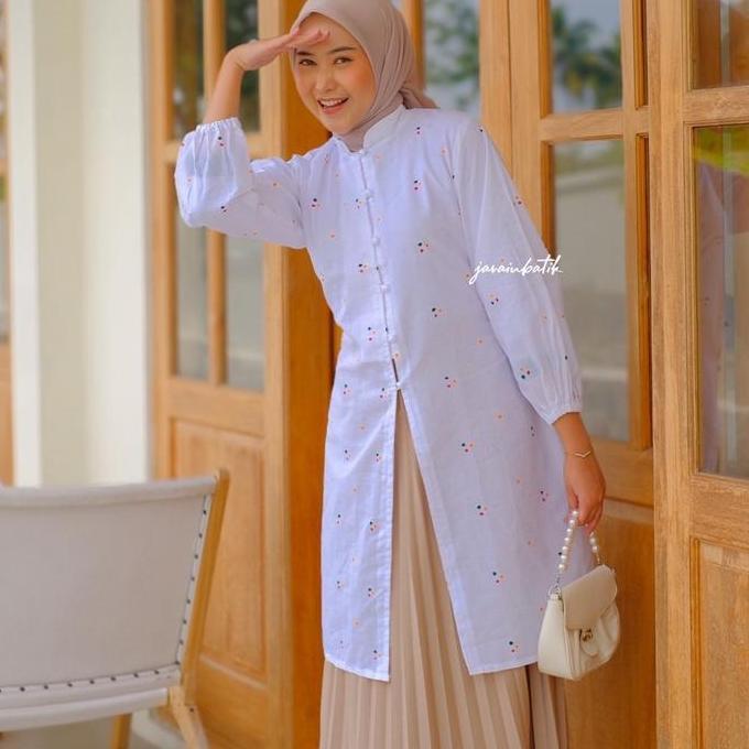 TUNIK CESILA BATIK JUMPUTAN ATASAN TUNIK WANITA