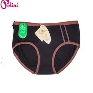 POLINI -Celana Dalam Wanita Premium CD Undies Wanita List Warna Super Soft POLINI 666