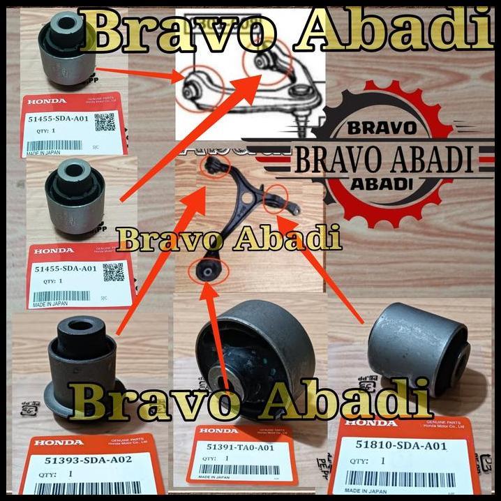 HOT DEAL BUSHING LOWER ARM DEPAN + UPPER ARM ACCORD CP2 , ODYSSEY RB1 RB2 RB3 