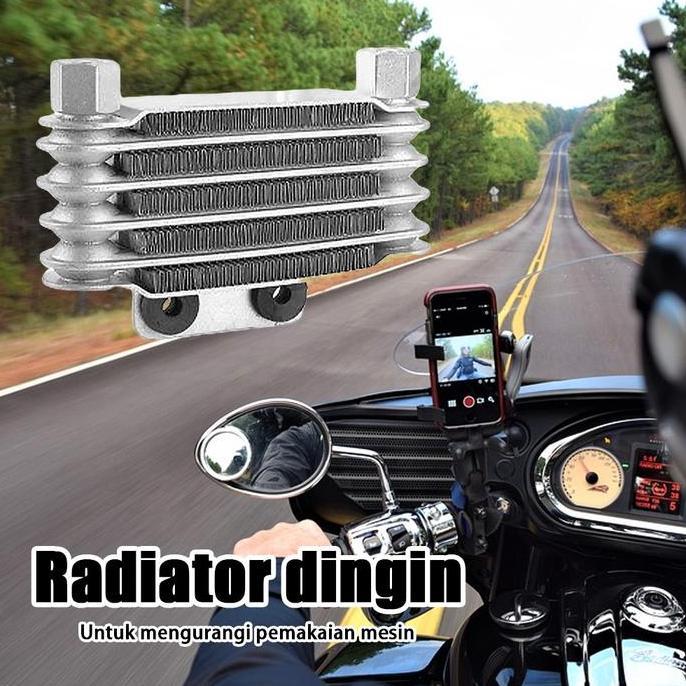 Wamelivasak_ - Pengganti Radiator Motor Pendingin Oli Mesin Sepeda Motor Motorcycle Oil Cooler Cooli