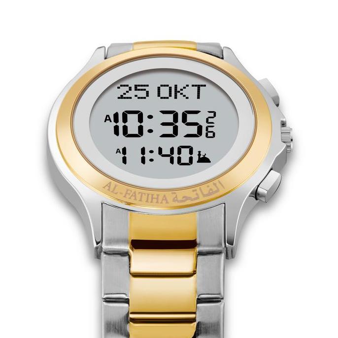 Jam Tangan Adzan Otomatis Jam Tangan pengingat Sholat Alfatiha WR-02 dengan Jadwal Sholat 5waktu yan
