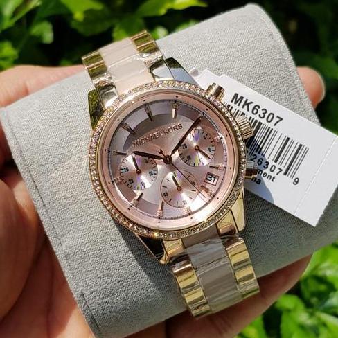 [ORIGINAL] MICHAEL KORS Jam Tangan Wanita MK6307 Rosegold Original terlaris