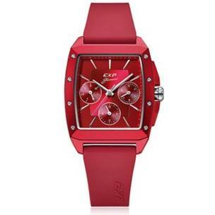 EXPEDITION 6636 BF RUBBER WANITA ORIGINAL GARANSI 1TAHUN Crystal Jam Stainless Watch Quartz Silver t