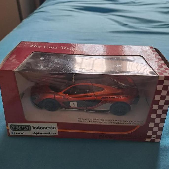 Ready stock] Kinsmart Mclaren P1 orange baru