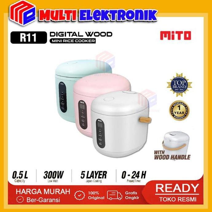 Mito Rice Cooker Mini R11 Kapasitas 0.5Liter | Rice Cooker Mini Mito R 11 | Mito Rice Cooker R-11 Ga