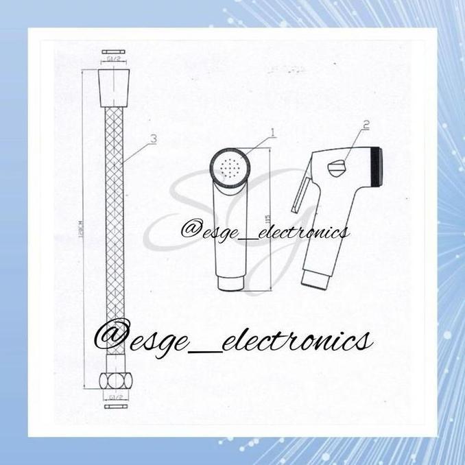 NEW ORIGINAL JET SHOWER ONDA SET BIDET SEMPROTAN TOILET SHOWER BIDET TOILET ONDA HANDSHOWER BIDET SE