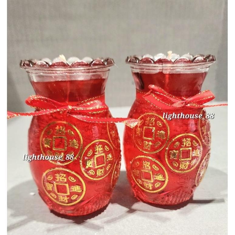 Lilin Jelly Nanas 3 Hari Dalam Kaca 2 Pcs