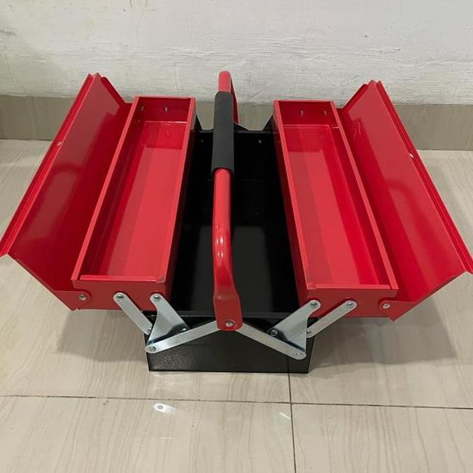 Tool box besi tempat kunci perkakas 2 tingkat