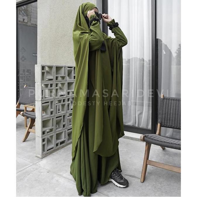 FK Slim Long (French Khimar) by PURNAMASARIDEVI Official