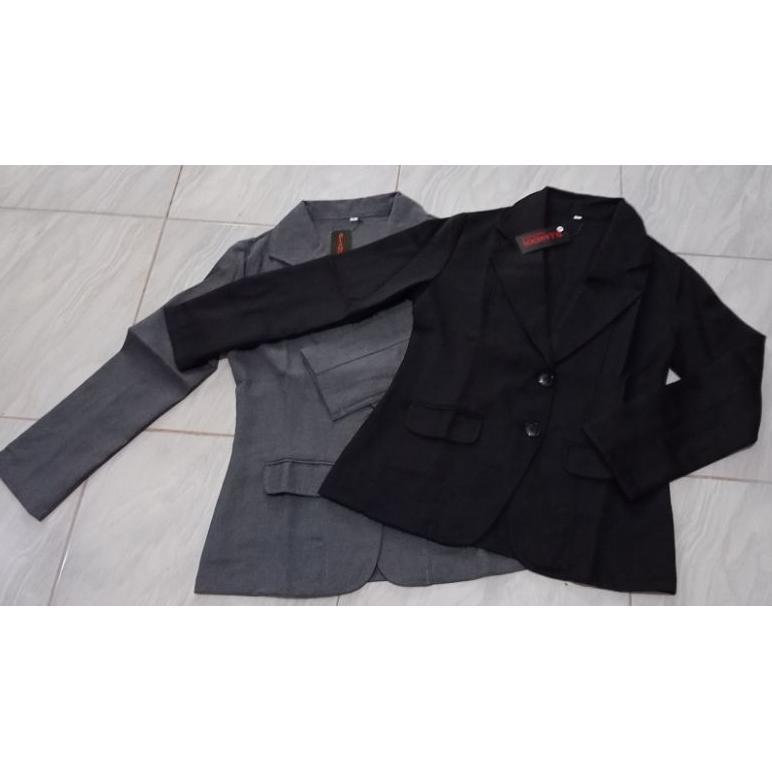 LIMITED Blazer wanita kantor bahan kain formal