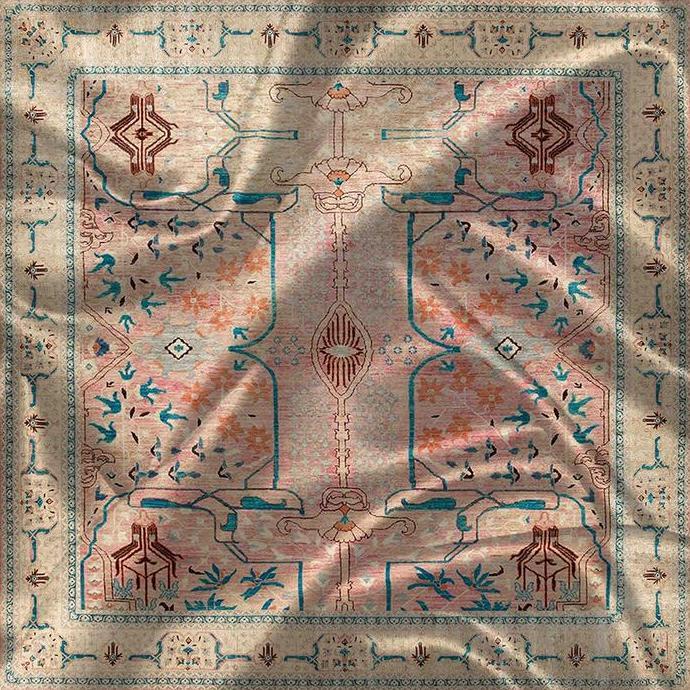 Pelangi Asmara Guzel square scarf - Anatolia Series