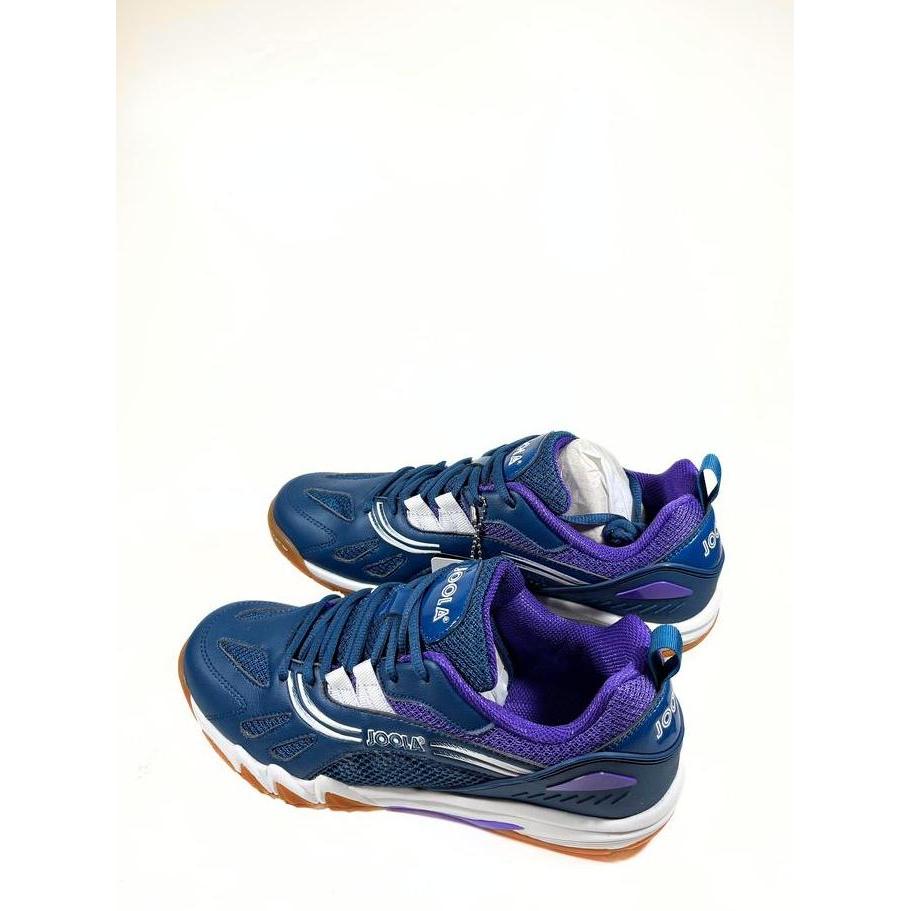 Joola Sepatu Olahraga Serbaguna untuk Tennis Meja Badminton Voli Warna Ungu Putih Hitam Original Imp