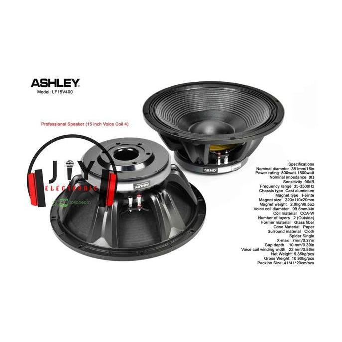 Speaker Ashley 15 inch LF15V400 LF 15V400 Original