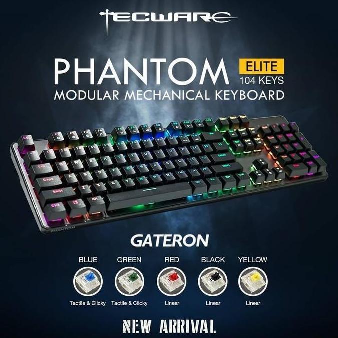 Mechanical Keyboard Tecware / Techware Phantom Elite 104 RGB Gateron