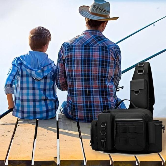 FERNOREN Tas Pancing Pinggang Fishing Waist Lure Bag Oxford Waterproof