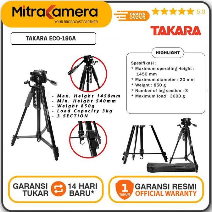 GHOENESH TAKARA ECO-196A Tripod / ECO-196A