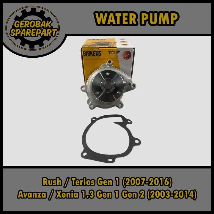HOT DEAL WATER PUMP - RUSH TERIOS GEN 1 (2007-2016) / AVANZA XENIA OLD (2003-2010) / ALL NEW AVANZA 