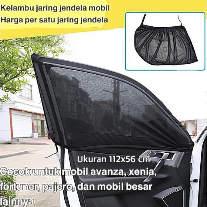 Allthebest- KELAMBU JARING TIRAI JENDELA MOBIL ANTI NYAMUK ANTI DEBU ANTI UV