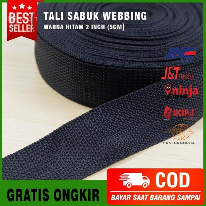Allthebest- Tali Sabuk Webing Webbing Roll 4 cm 2 cm Tebal Isi -+30 Yard Bahan