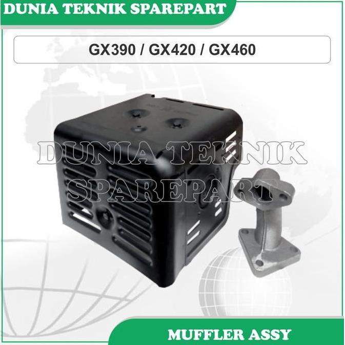 MUFFLER ASSY / KNALPOT / SILENCER GX390 GX420 GX460