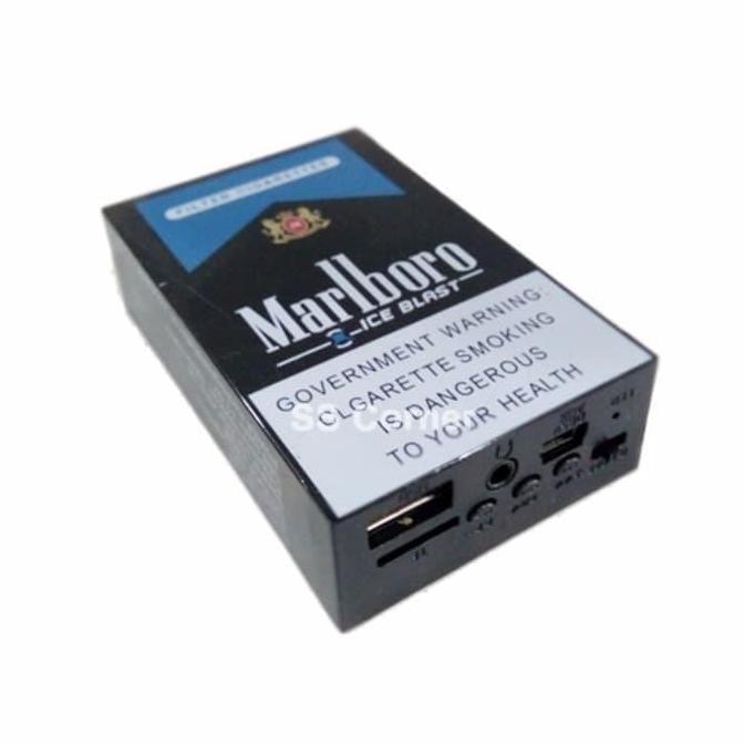 Allthebest- Mini Speaker Kotak Rokok Support MP3 dan Radio - Portable Music Player