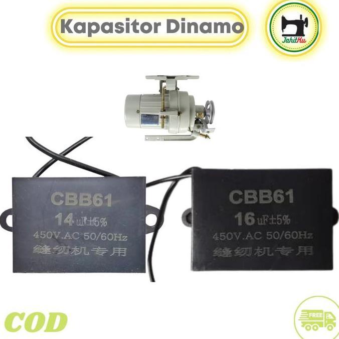 Allthebest- Kapasitor Dinamo Mesin Jahit Dan Mesin Obras Industri CBB61