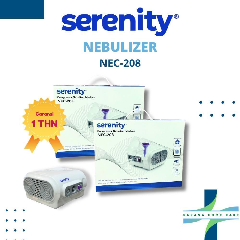 SERENITY Compressor Nebulizer Machine NEC-208/uap pernafasan/pengobatan uap