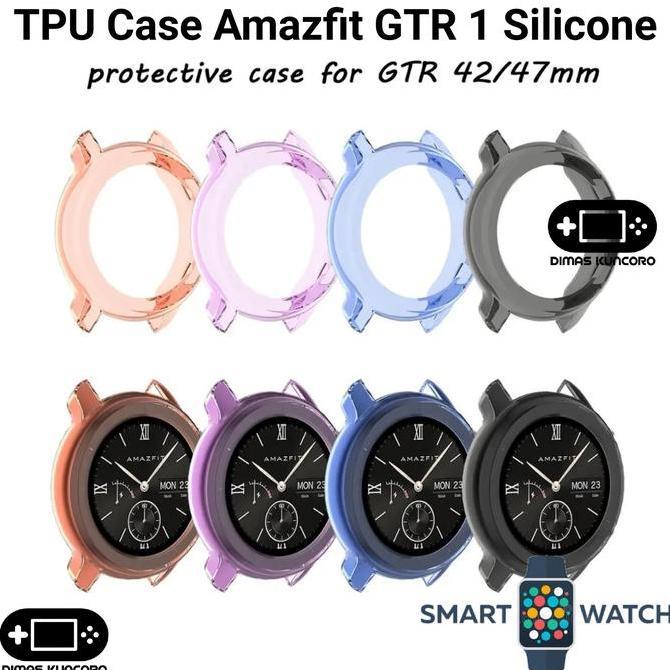 TPU Case Amazfit GTR 1 Silicone Silikon 42mm 47mm Cover Bumper Soft