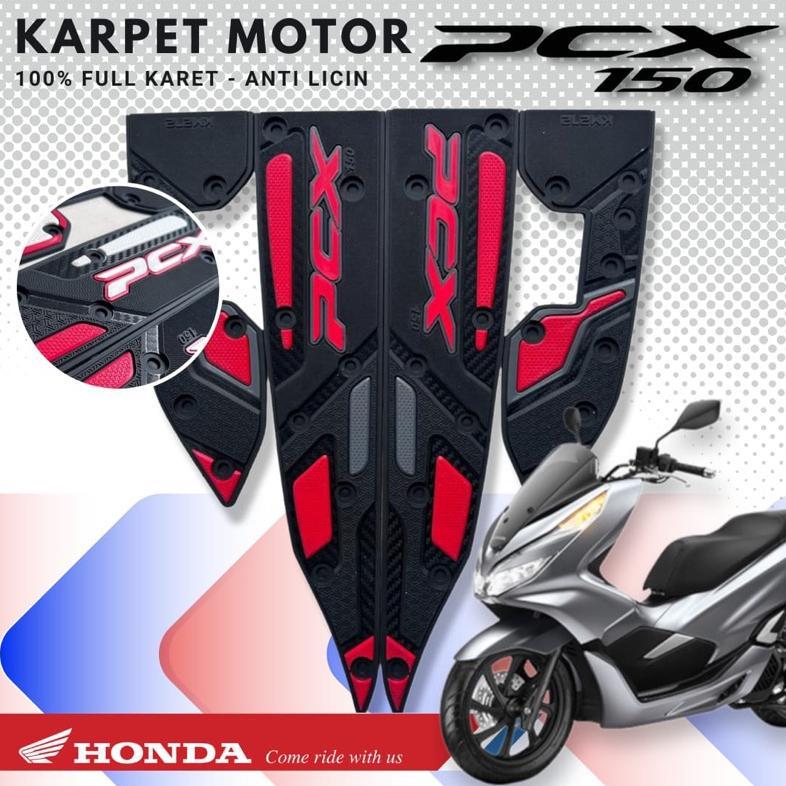 Karpet Motor Pcx 150 / Alas kaki Pcx 150 / Pijakan Kaki Pcx 150 / Aksesoris Motor Pcx 150