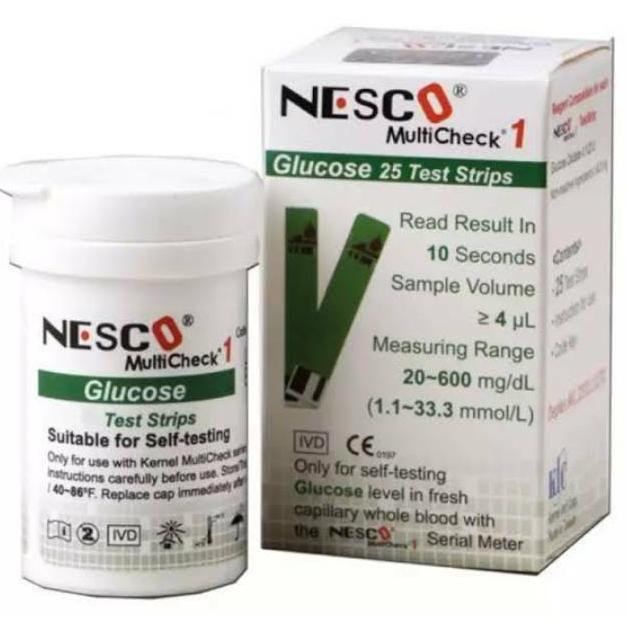 Strip Nesco Gula darah / Strip Gula Refill / Nesco gula darah