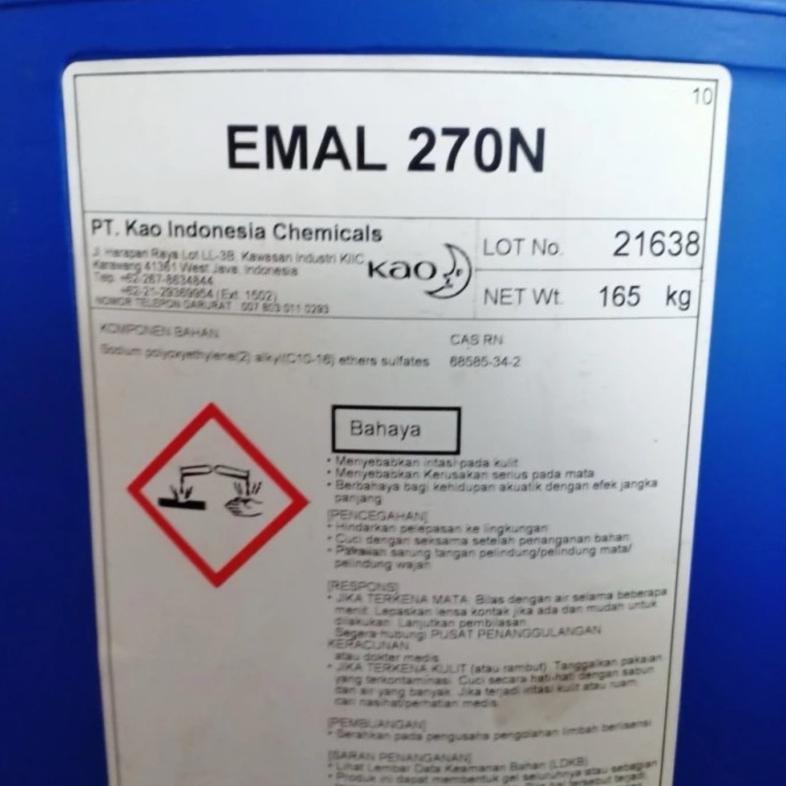 texapon / N270 / 270N/ Emal / sls/sles 1kg ex kao garansi original HALAL