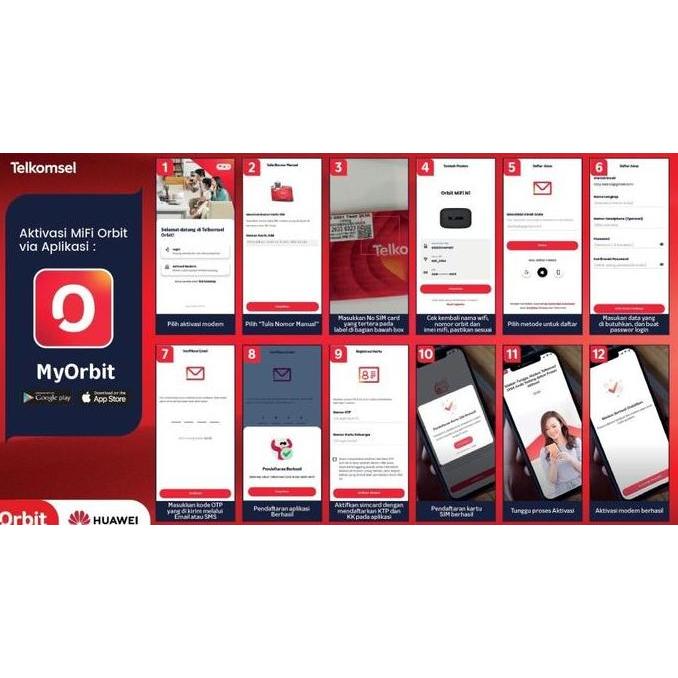 Telkomsel Orbit Mifi H1 Portable Modem Wifi 4G Include kuota 150 GB [terbaik]