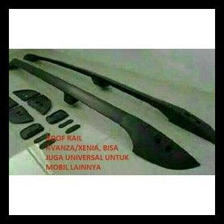 DISKON ROOF RAIL MOBIL AVANZA XENIA HITAM / CHROME 